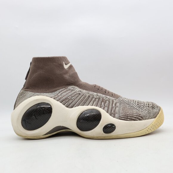 Nike Flight Bonafide Dark Mushroom Men's Size 10.5 Zoom High Top 917742-201 - Picture 1 of 9
